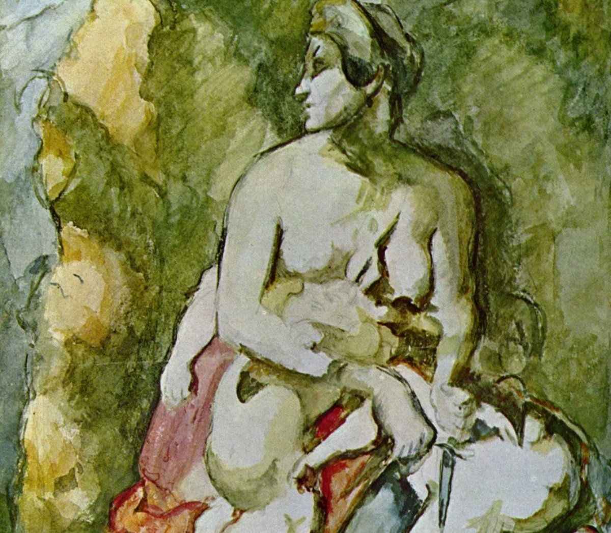 Médée par Paul Cézanne, d'après Delacroix